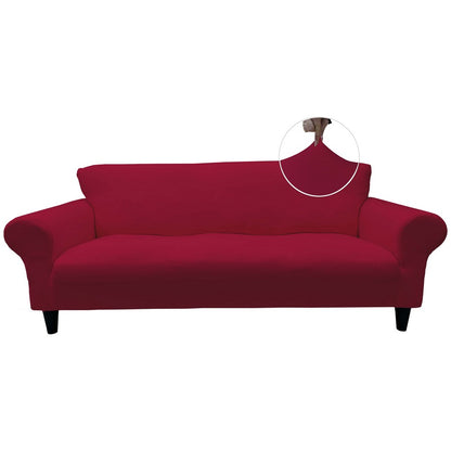 Honeycomb Fabric Sofa Cover Fuchsia Color