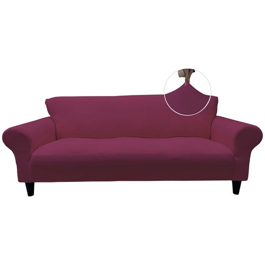 Honeycomb Fabric Sofa Cover Rose Color