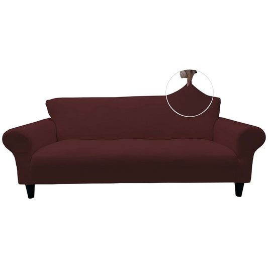 Honeycomb Fabric Sofa Cover Plum Color