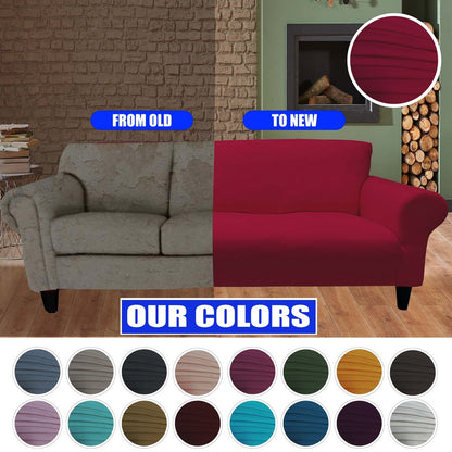 Honeycomb Fabric Sofa Cover Fuchsia Color