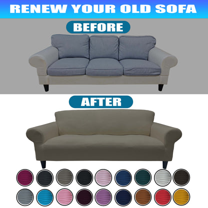 Our Cotton Fabric Sofa Cover Mink Color