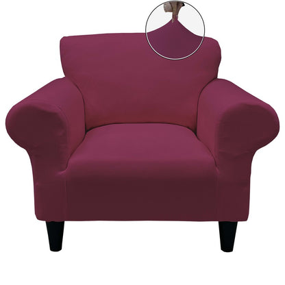 Honeycomb Fabric 1 Seater Armchair Couch Cover Rose Color