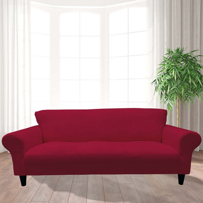 Honeycomb Fabric Sofa Cover Fuchsia Color